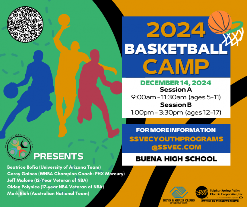 2024 Basketball Camp Flier